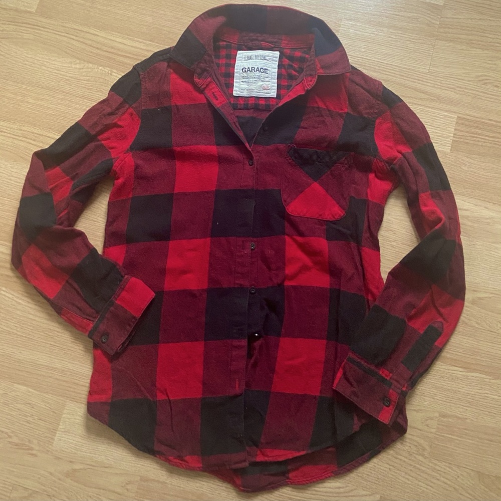 Flannel boyfriend shirt